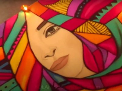 Perspective Rangoli Art